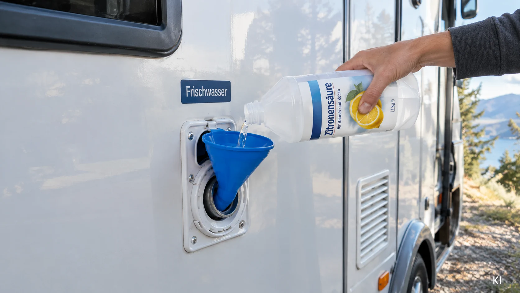 Wohnmobil Wassertank reinigen für sauberes Trinkwasser
