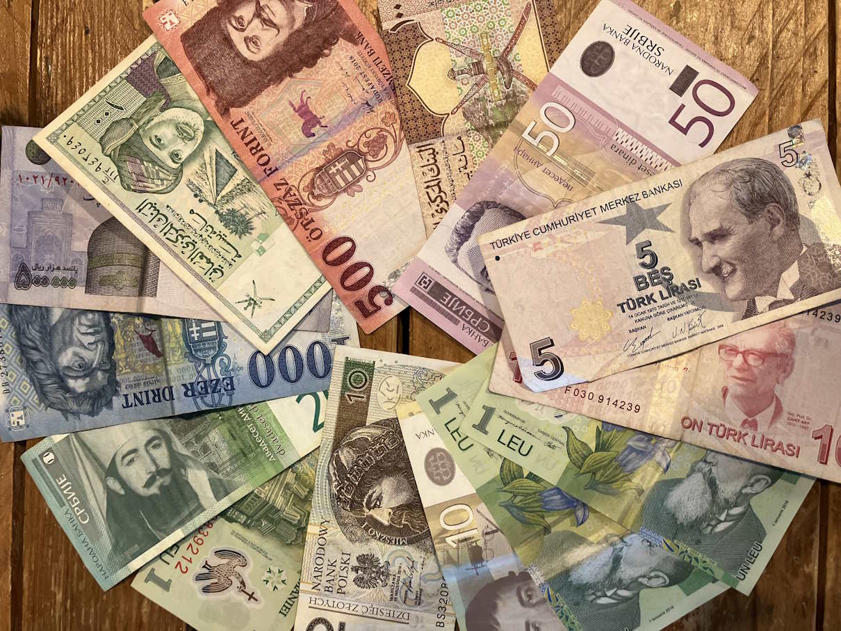Ausländische Währung Devisen Türkische Lira