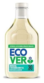 Ecover Waschmittel Universal Hibiskus & Jasmine, flüssiges Waschmittel, pflegendes Vollwaschmittel zum Konservieren und Schützen der Kleidung, 30 Ladungen, 1.5L
